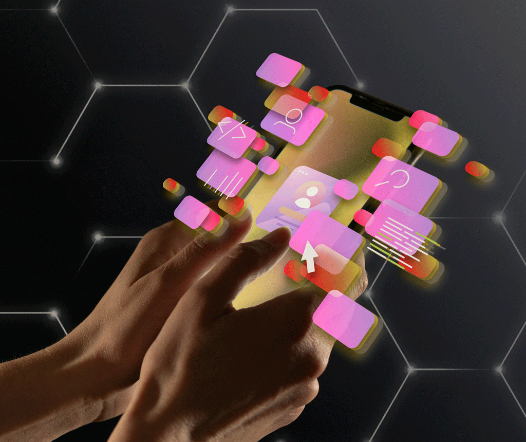 Social media marketing concept for marketing with applications